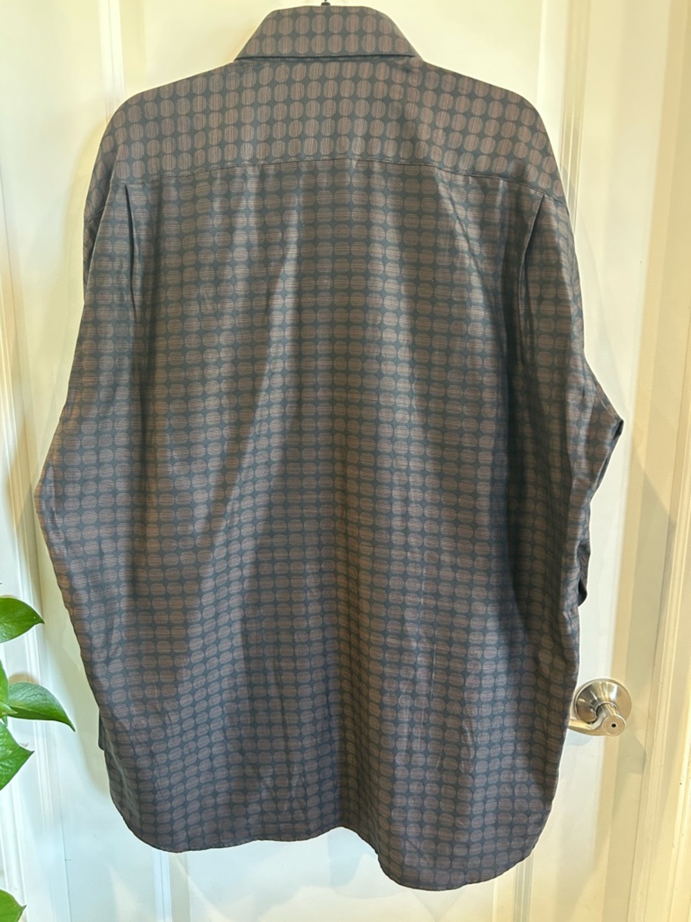 St Croix Brown & Black Patterned Long-Sleeve Men’s Shirt XXL - Picture 6 of 9